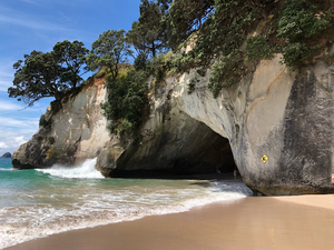 Cathedral Cove at its best angle