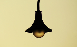 A street lamp in Rome