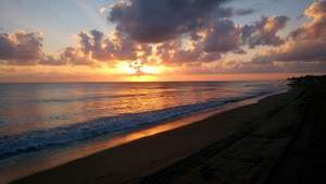 Sunrise beach Costa Blanca Spain