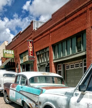 From the past vintage cars in Bisbee Arizona