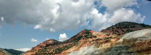 Mineral Mountainside of Bisbee Arizona