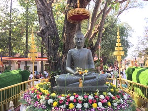 Buddha statue in Damnak pagoda
