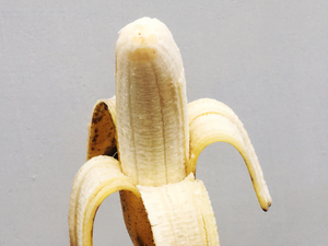 peeled off banana