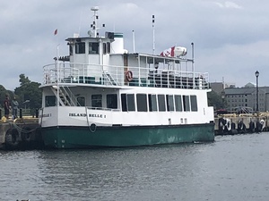 Ferry leaving Kingston, ON