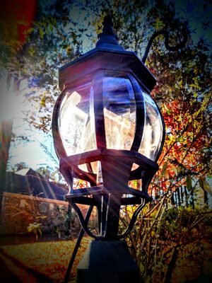 Beautiful outdoor lamp