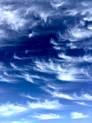 detail of sky and clouds
