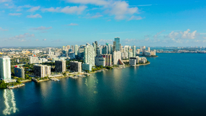 Miami’s Downtown from above.