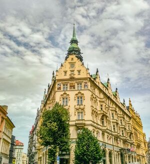 Building in the center of Prague