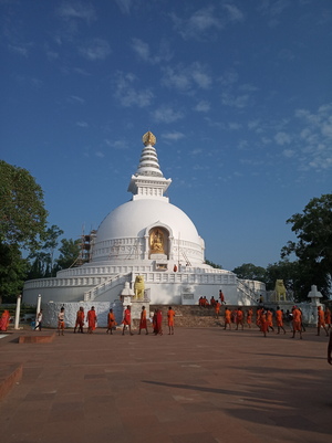 Bihar at temple Rajgir