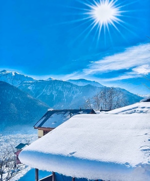 View after snowfall