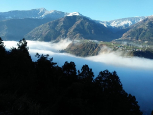 Beautiful valley Himachal
