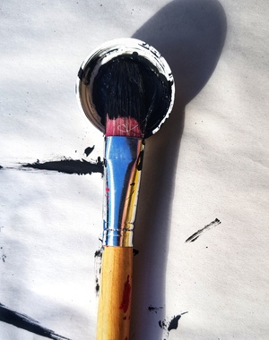 Paintbrush art.