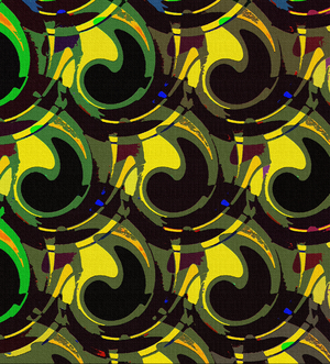 Digitally Crafted Abstract Patterned Design