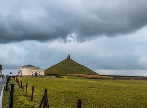 The Lion Hill at Waterloo is a beautiful memorial