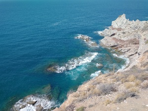 Cliff along the coast