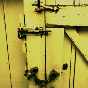 locked secure door