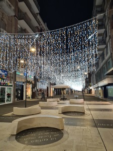 Christmas theme street