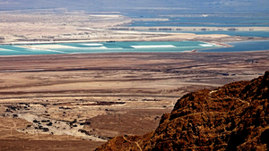 The Dead Sea and desert