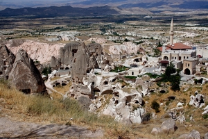 Stone village in Cappadocia