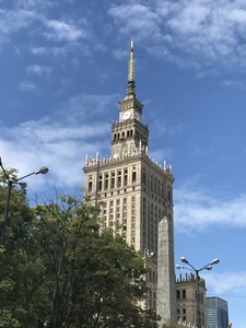 Communist-era Palace Of Science Culture in the center of Warsaw