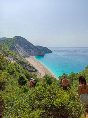 Lefkada beach view