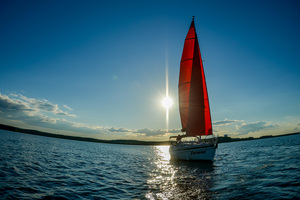 Boat the sea sunshine Travel