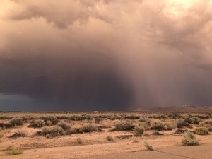 storm in the desert