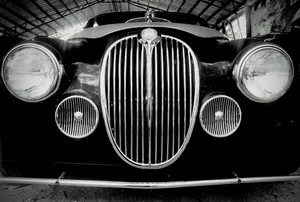 Old classic Jaguar 1963