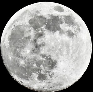 Close up of moon