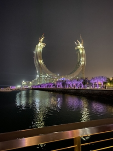 View of Doha at night Qatar, Doha