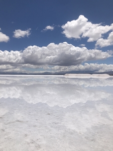 The salt lakes Salinas Grandes in Jujuy, Argentina.