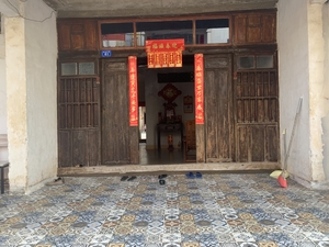 Chinese door. traditional southeastern style.