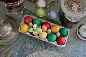 Easter decor , colorful