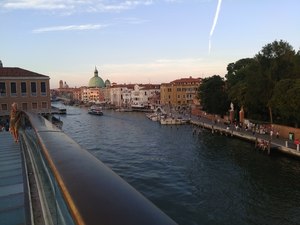 View on Venice from the brigde