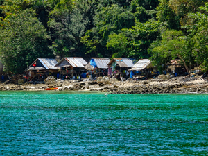 Village on the beach Thailand