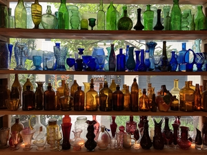 Art Deco Colourful Bottles