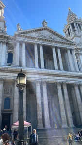 St. Paul’s cathedral entrance with beautiful skys