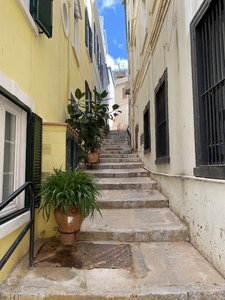 Boschettis steps in the old town of Gibraltar