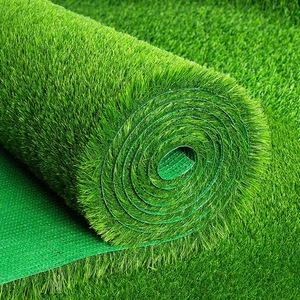 green artificial carpet grass