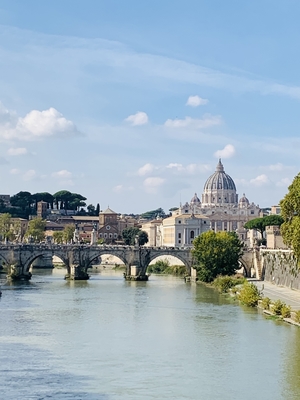 Rome bridge to the Vatican