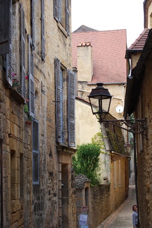 old pitoresque street in the Provence