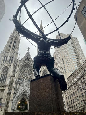 Statue on a New York square