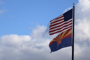 United States Arizona Flags
