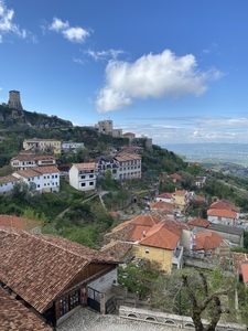 View of town Kruje Albania