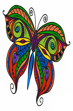 Butterfly art photo
