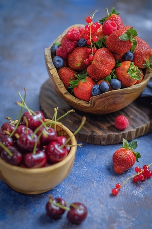Bowl of Berries Fruits in Food Photography