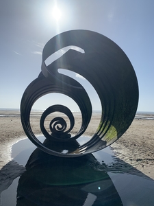 Art at the beach Mary’s shell